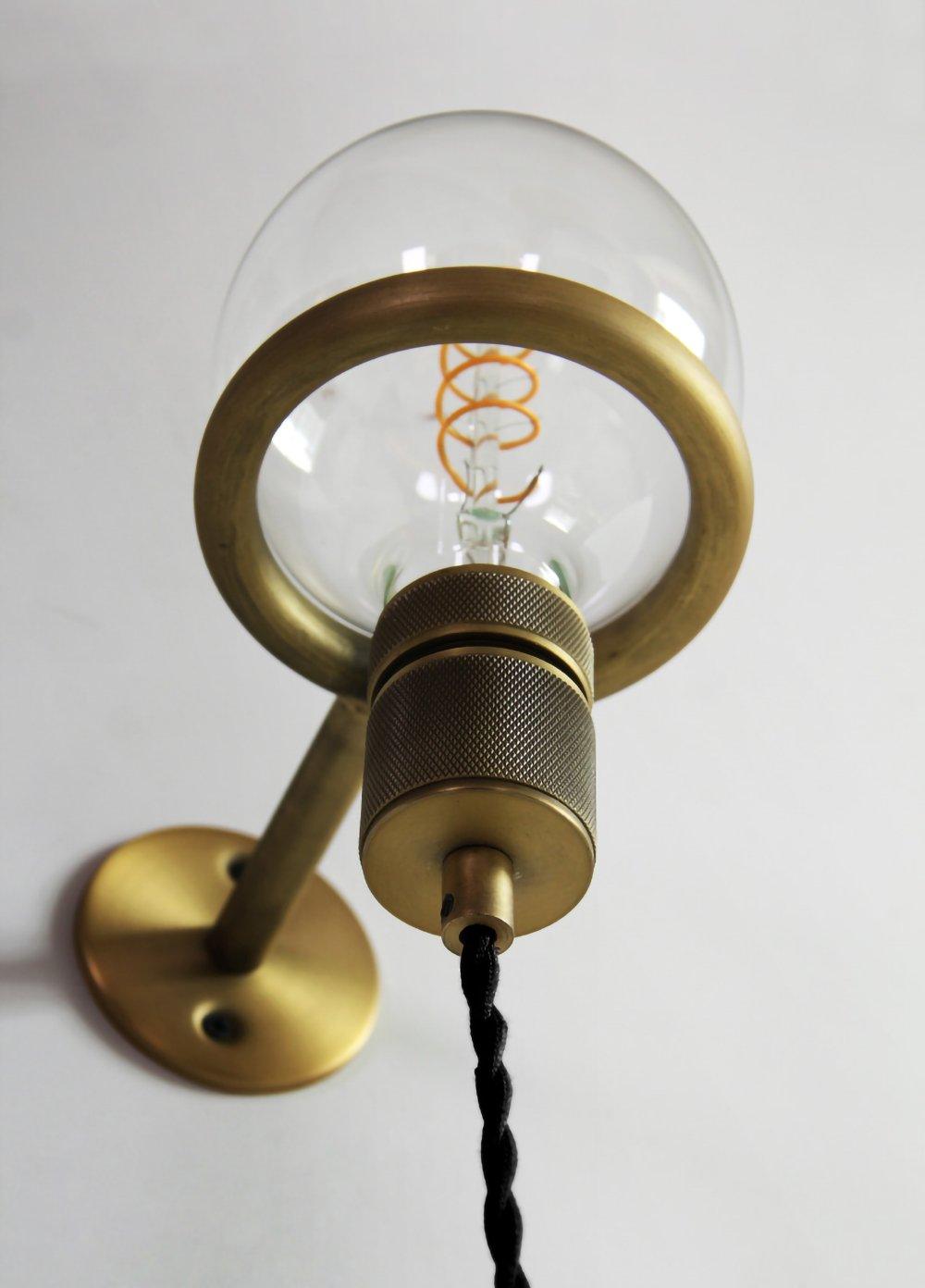 Loop Minimalist Wall Light With Wall Socket