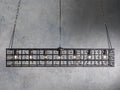 La Cage Rectangular Chandelier 7 Light