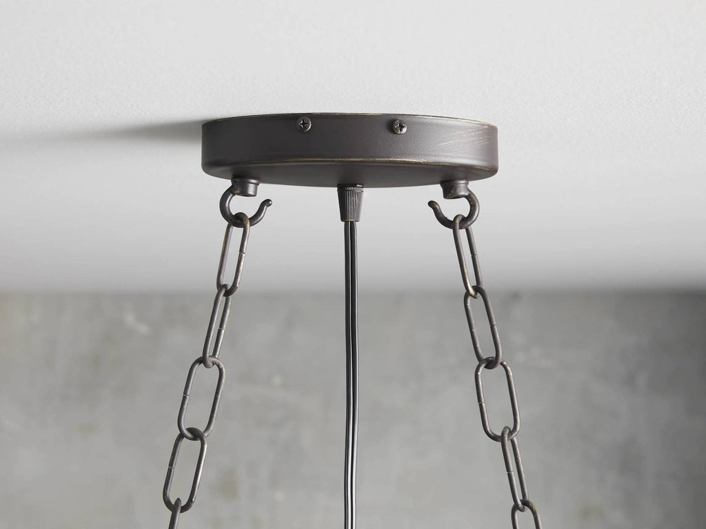 La Cage Rectangular Chandelier 7 Light