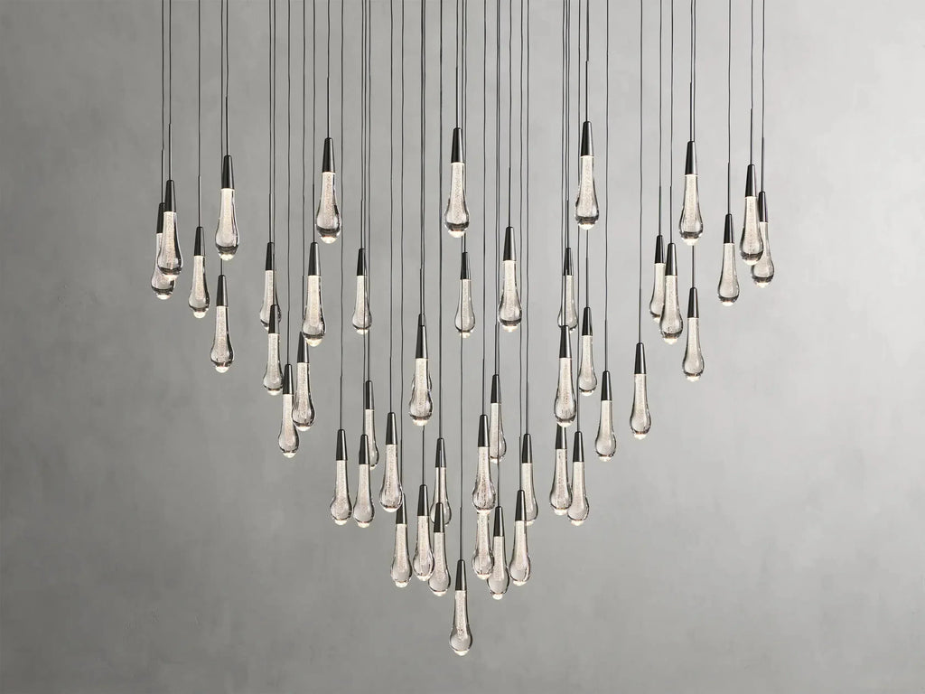 Soltaire Round Chandelier 17" 24" 36“ 58“