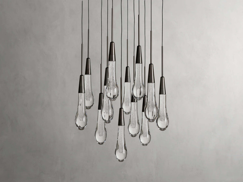 Soltaire Round Chandelier 17" 24" 36“ 58“