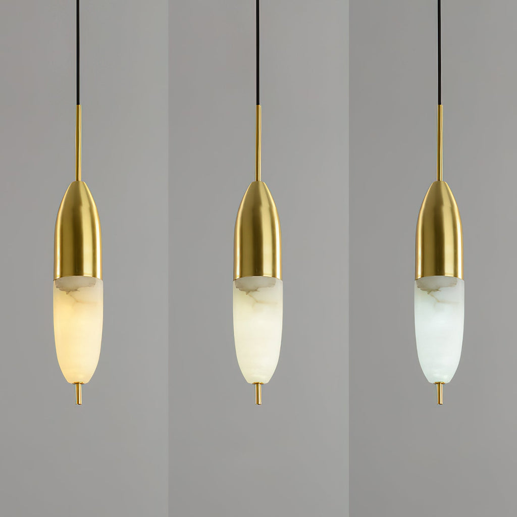 Alabaster Bolus Pendant Light