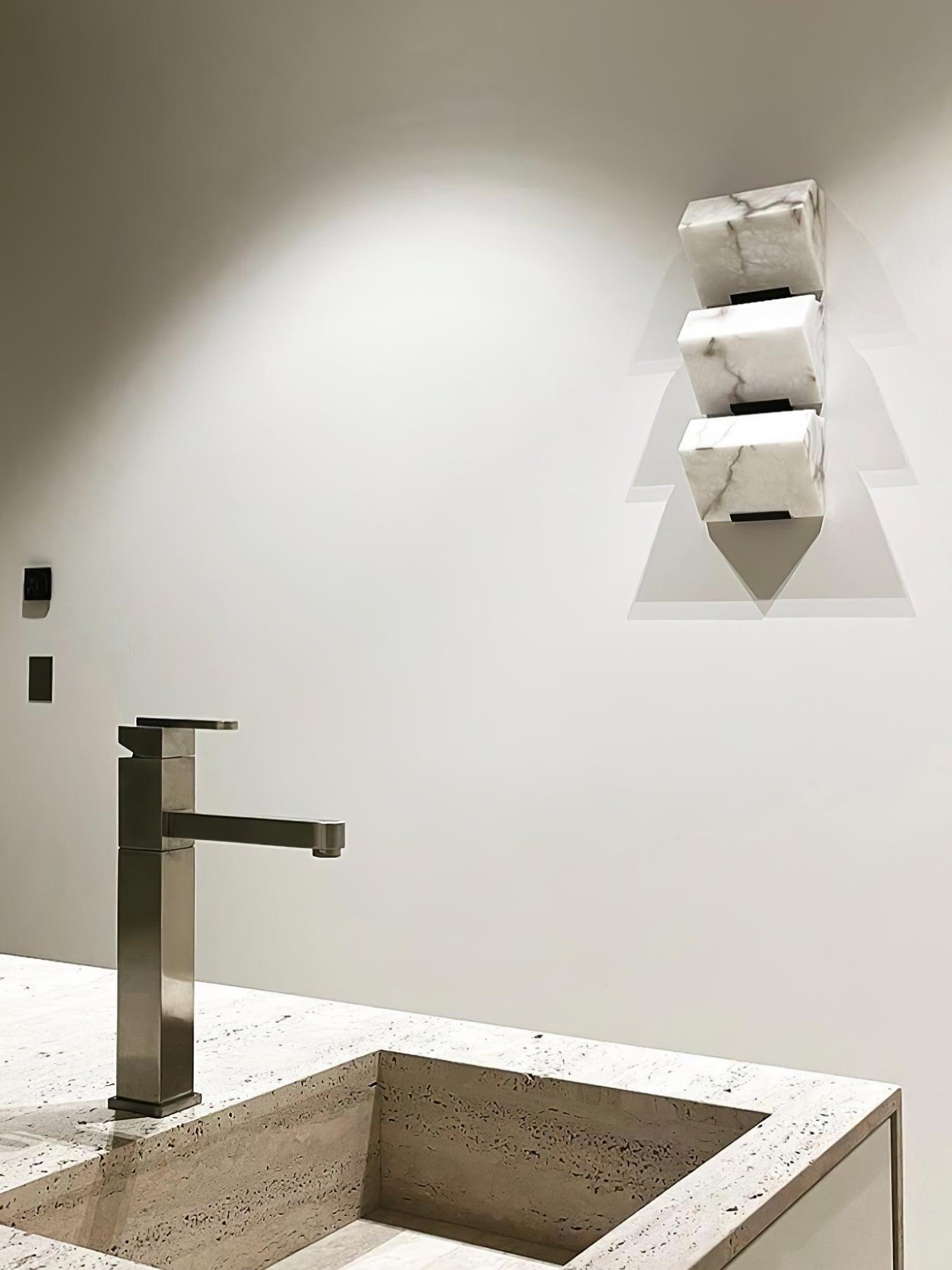 Alabaster Staircase Wall Lamp