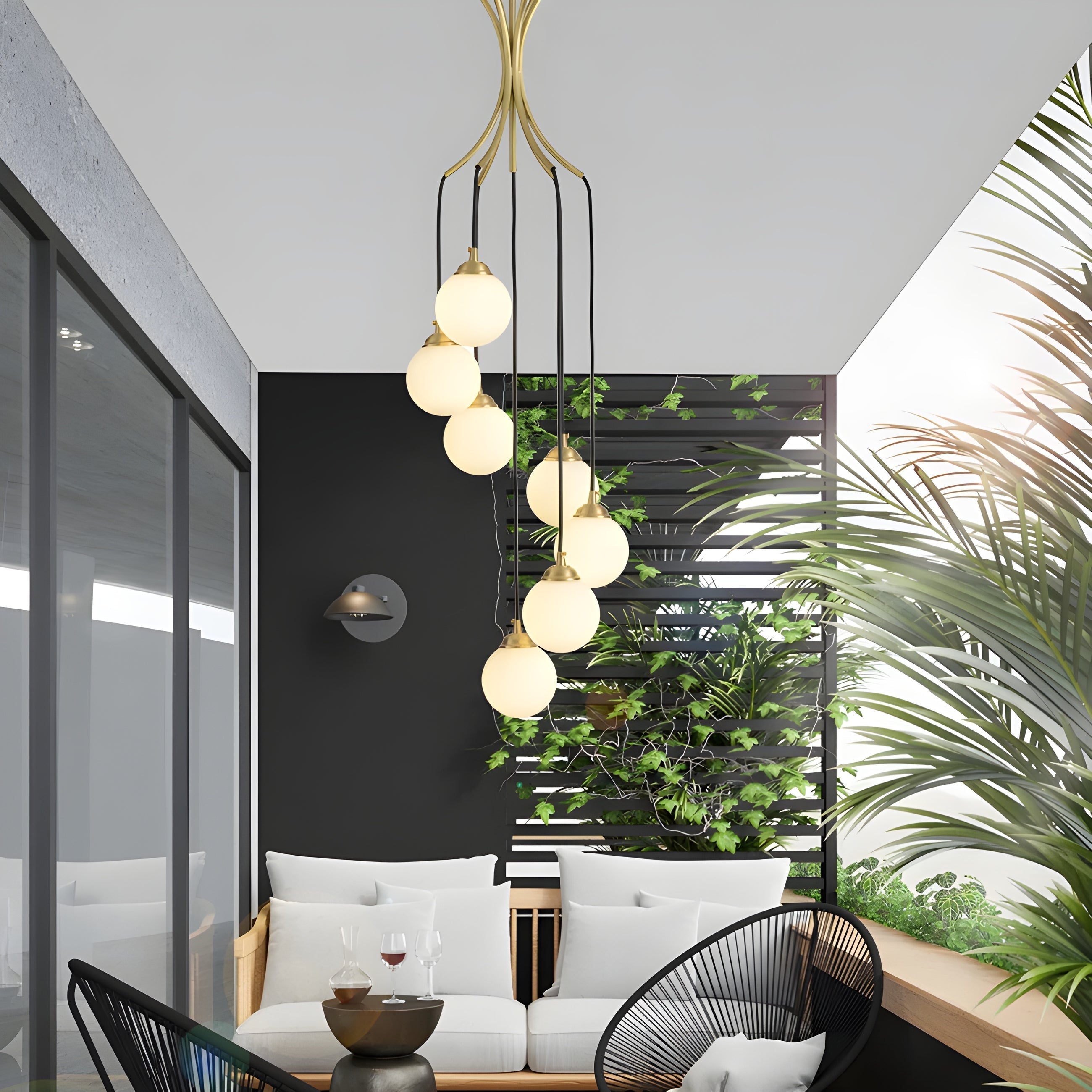 Alliyana Ball Drop Chandelier