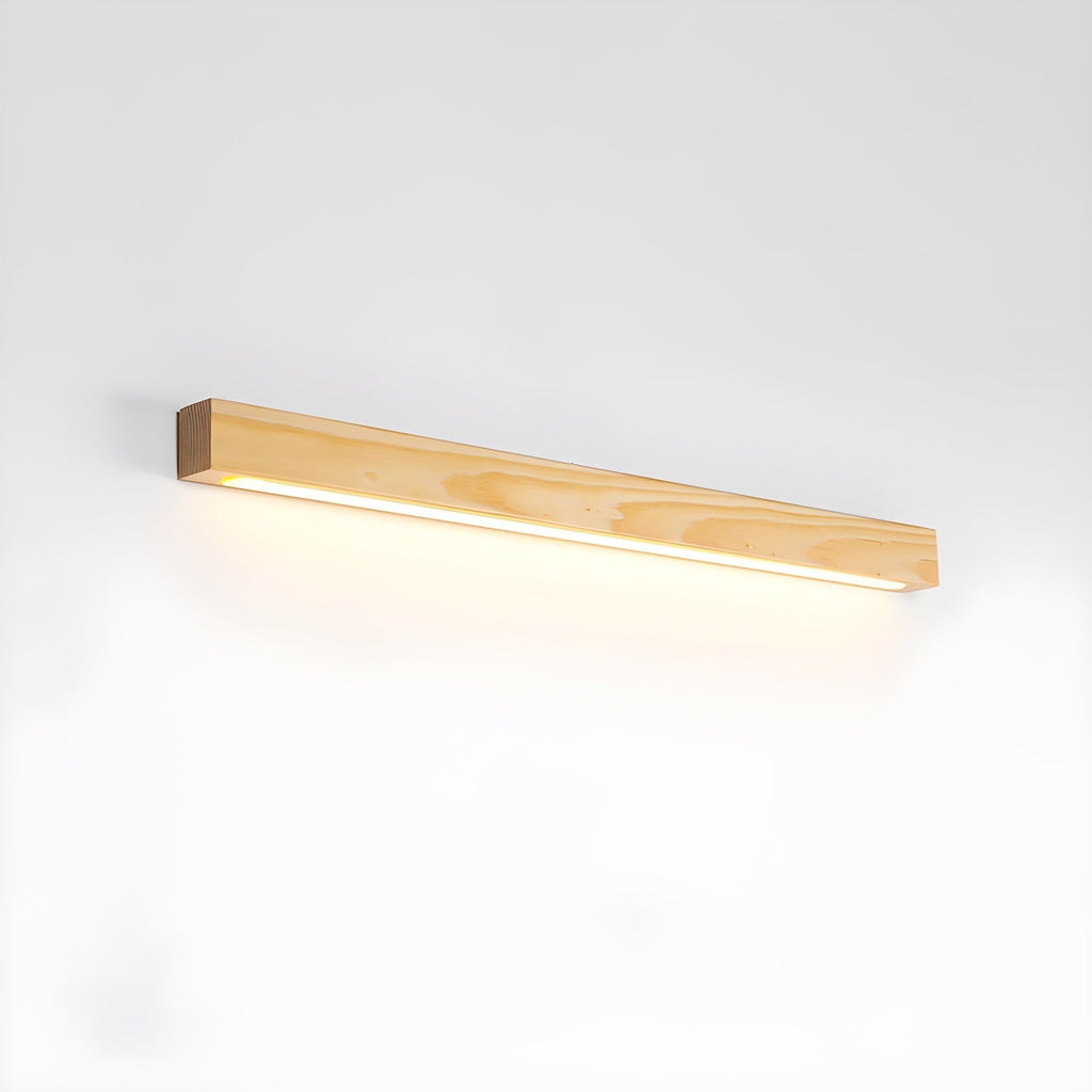Arlo Linear Wood Plug-in Wall Light