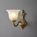 Bloom Flower Brass Sconce
