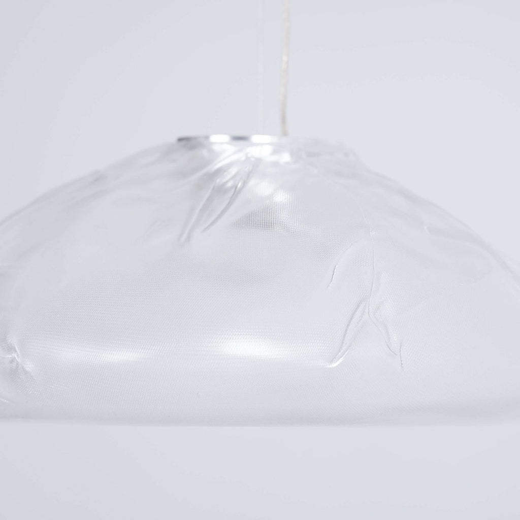 Blown Glass Mesh Pendant Light