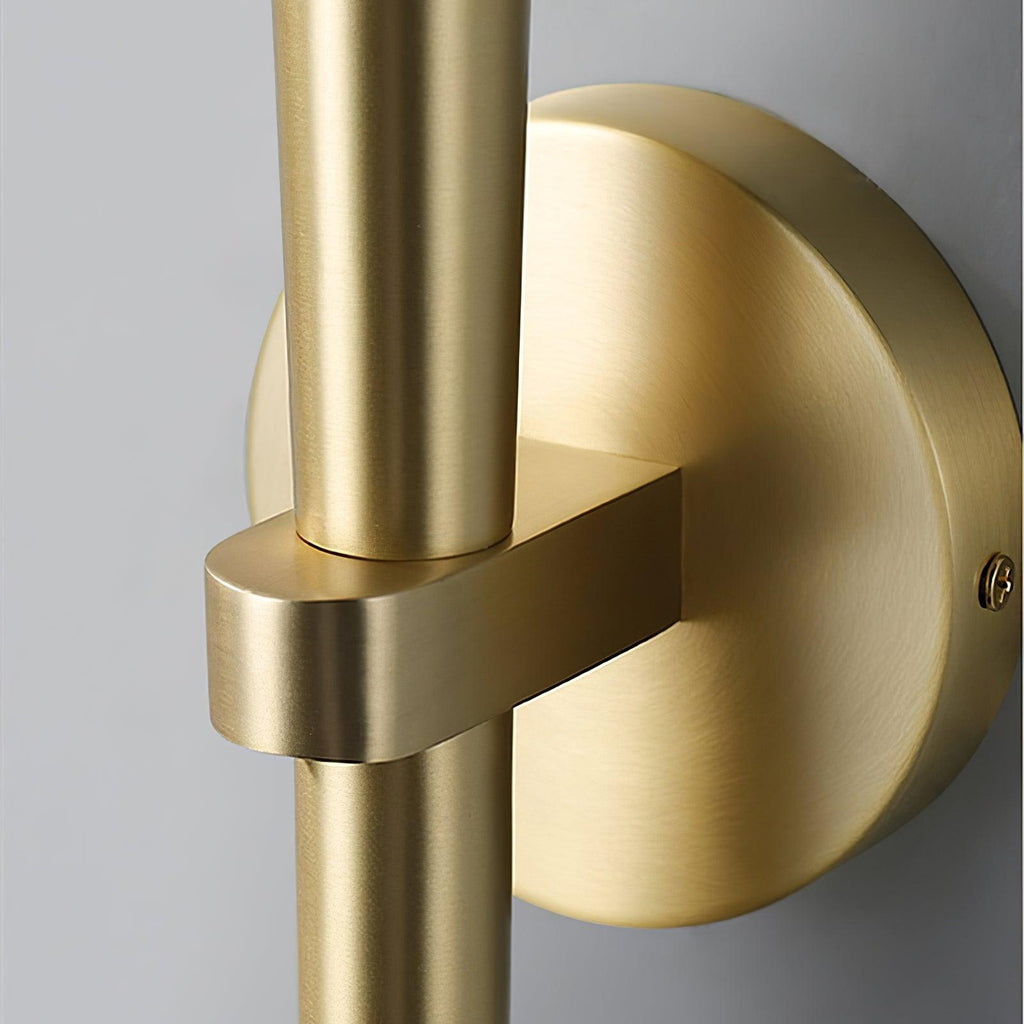 Cone Wall Lamp in Brass