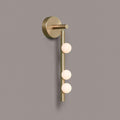Brass Glass Tube Wall Lamp