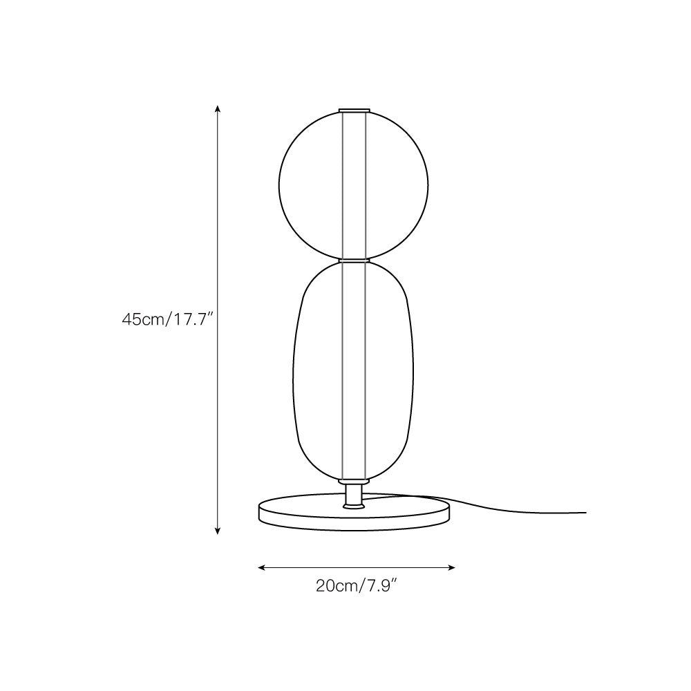 Candied Glass Table Lamp