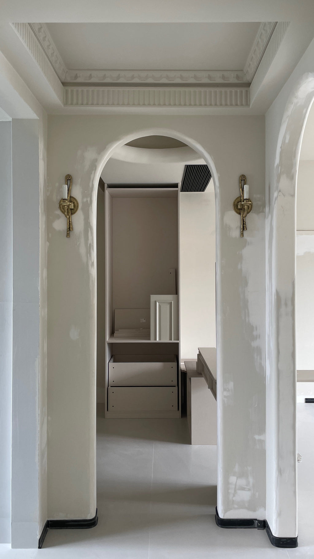Cast Brass Sconce
