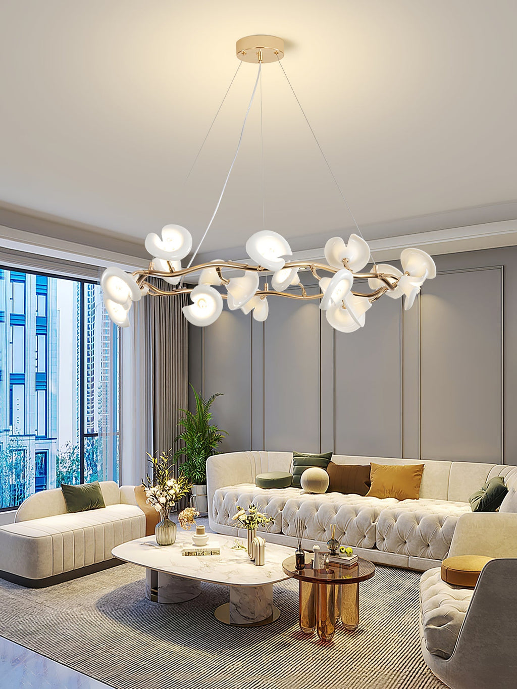Cerisium Blossom Chandelier