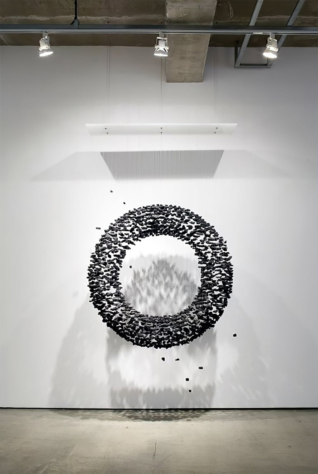 Charcoal Shape O Chandelier
