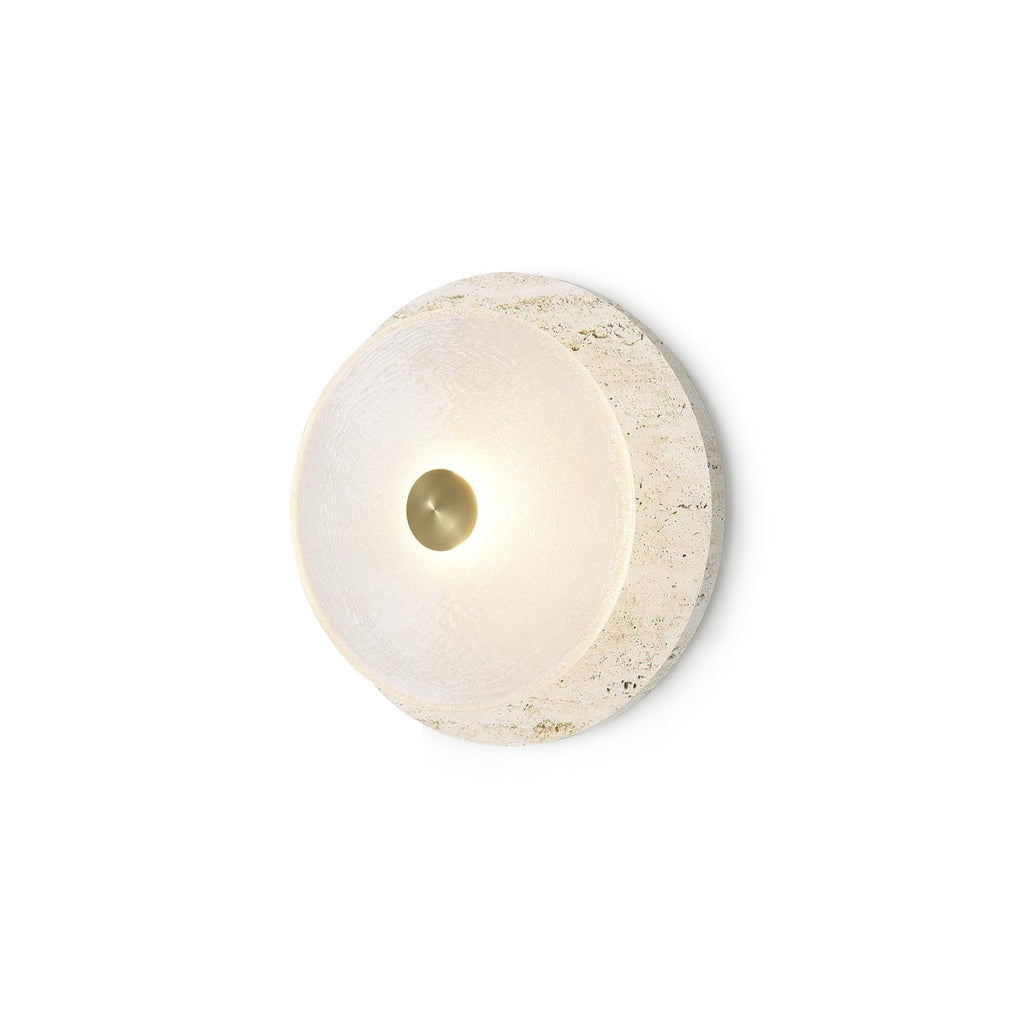 Coral Travertine Wall Lamp