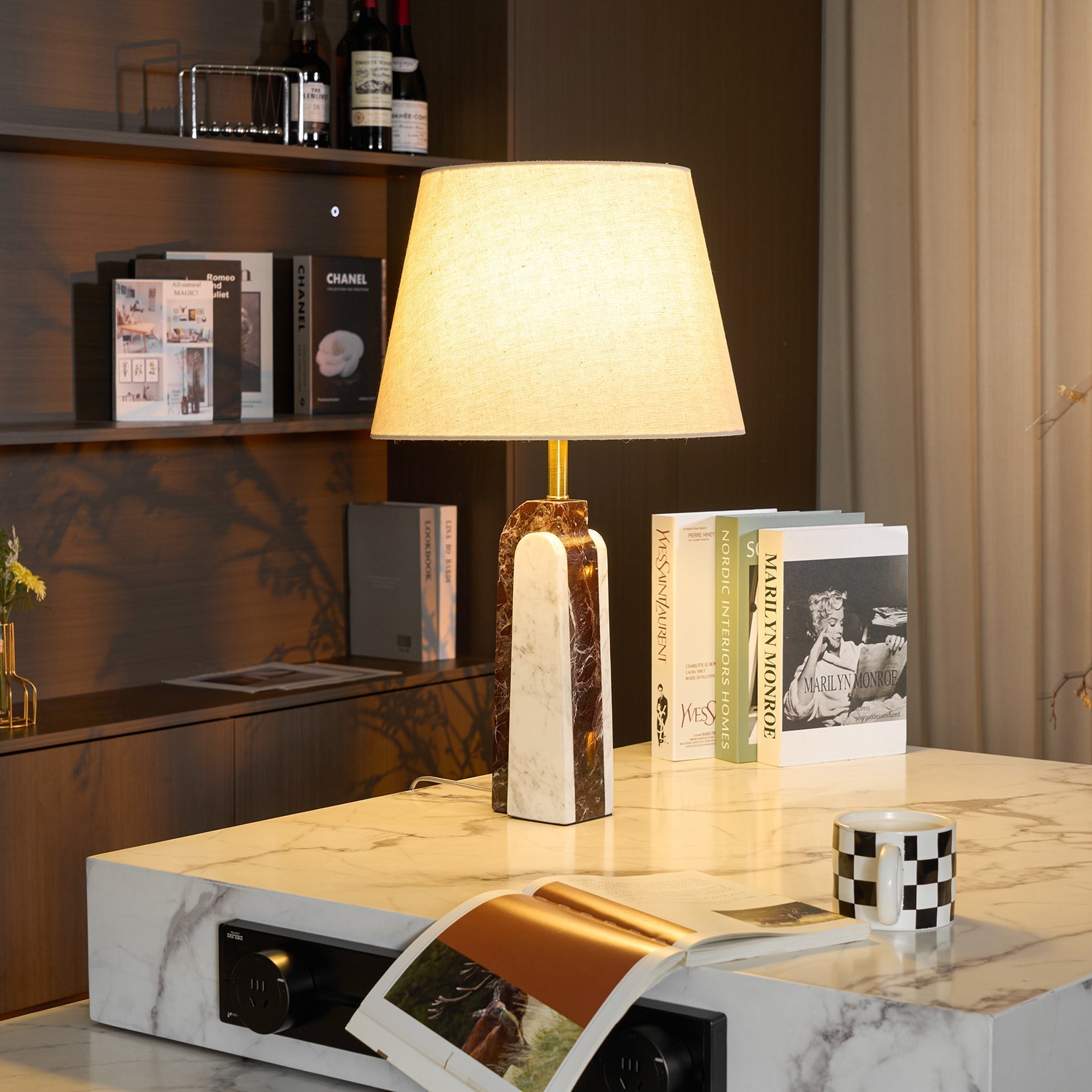 Virello Marble Table Lamp