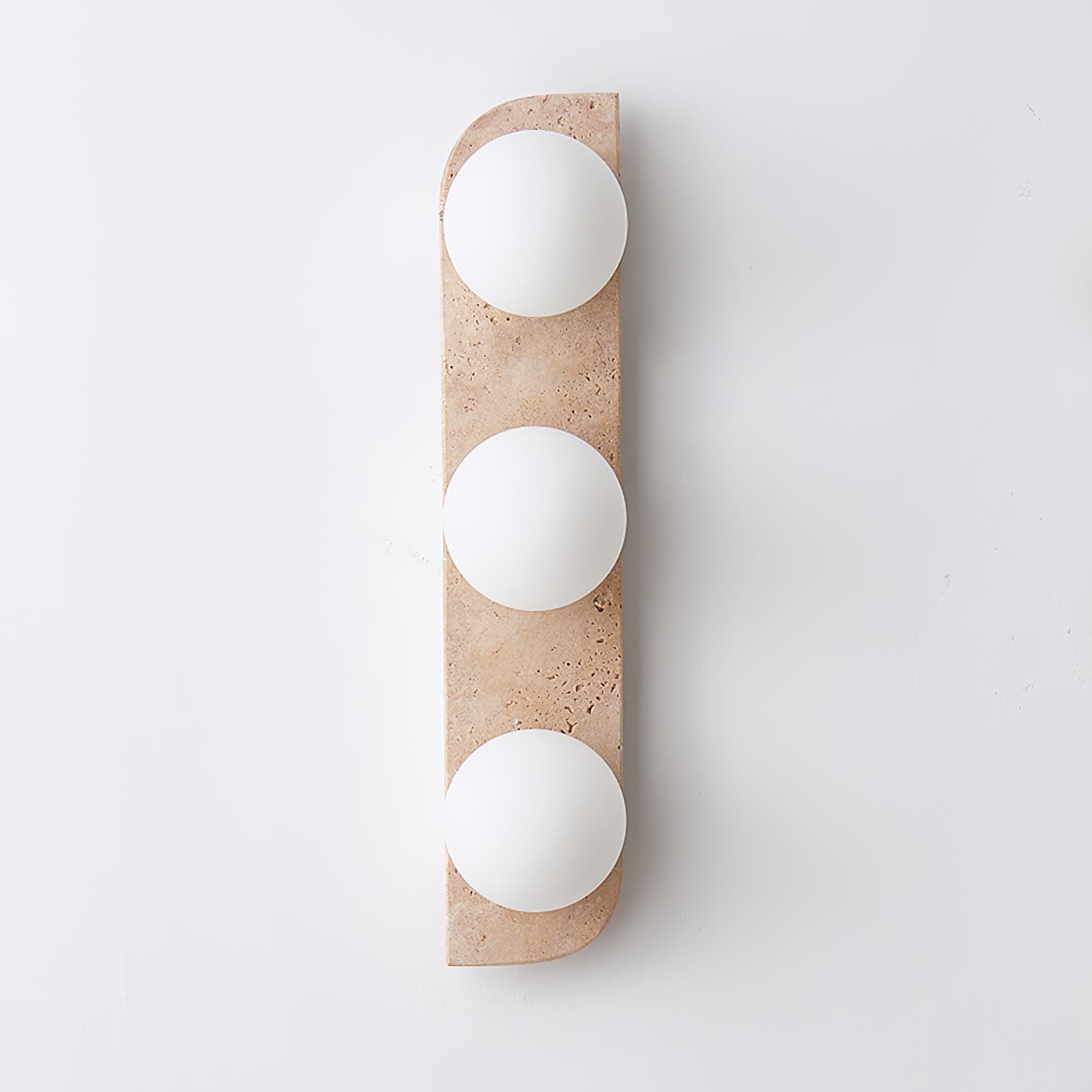 Elysian Travertine Plug-in Wall Light