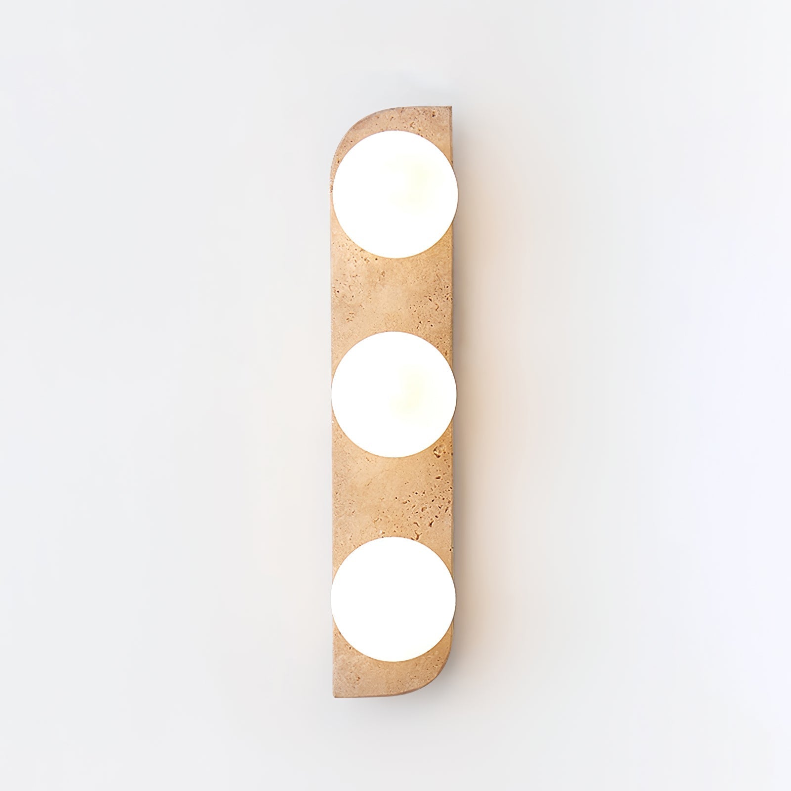 Elysian Travertine Plug-in Wall Light