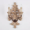 Florentine Wood Wall Lamp