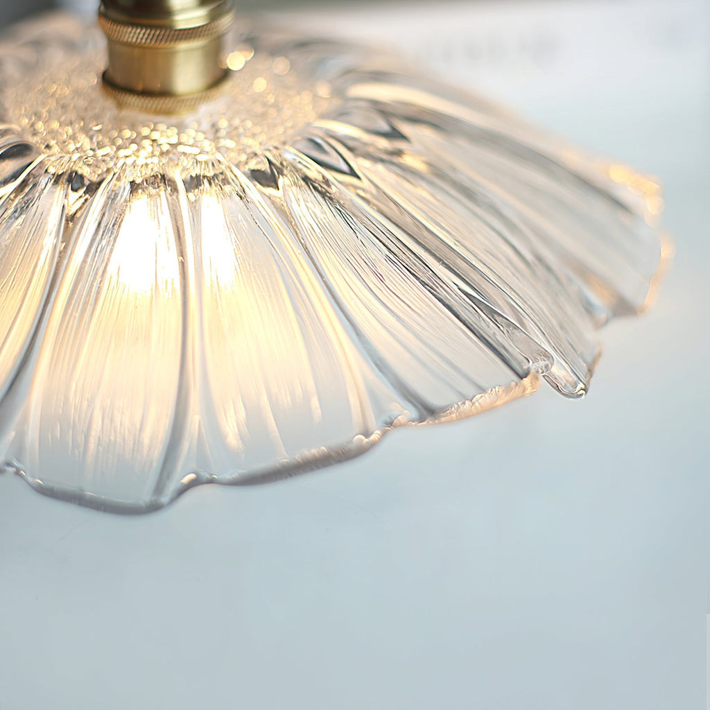 Flower Glass Swag Lights