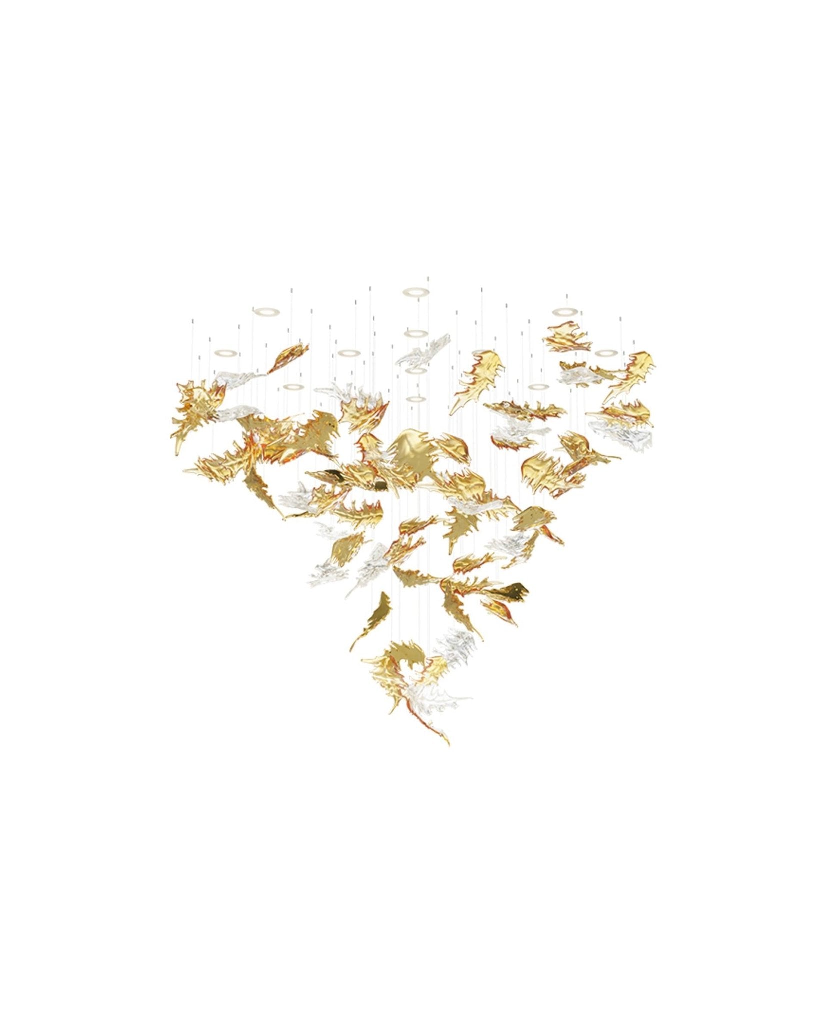 Flying Leaves Chandelier