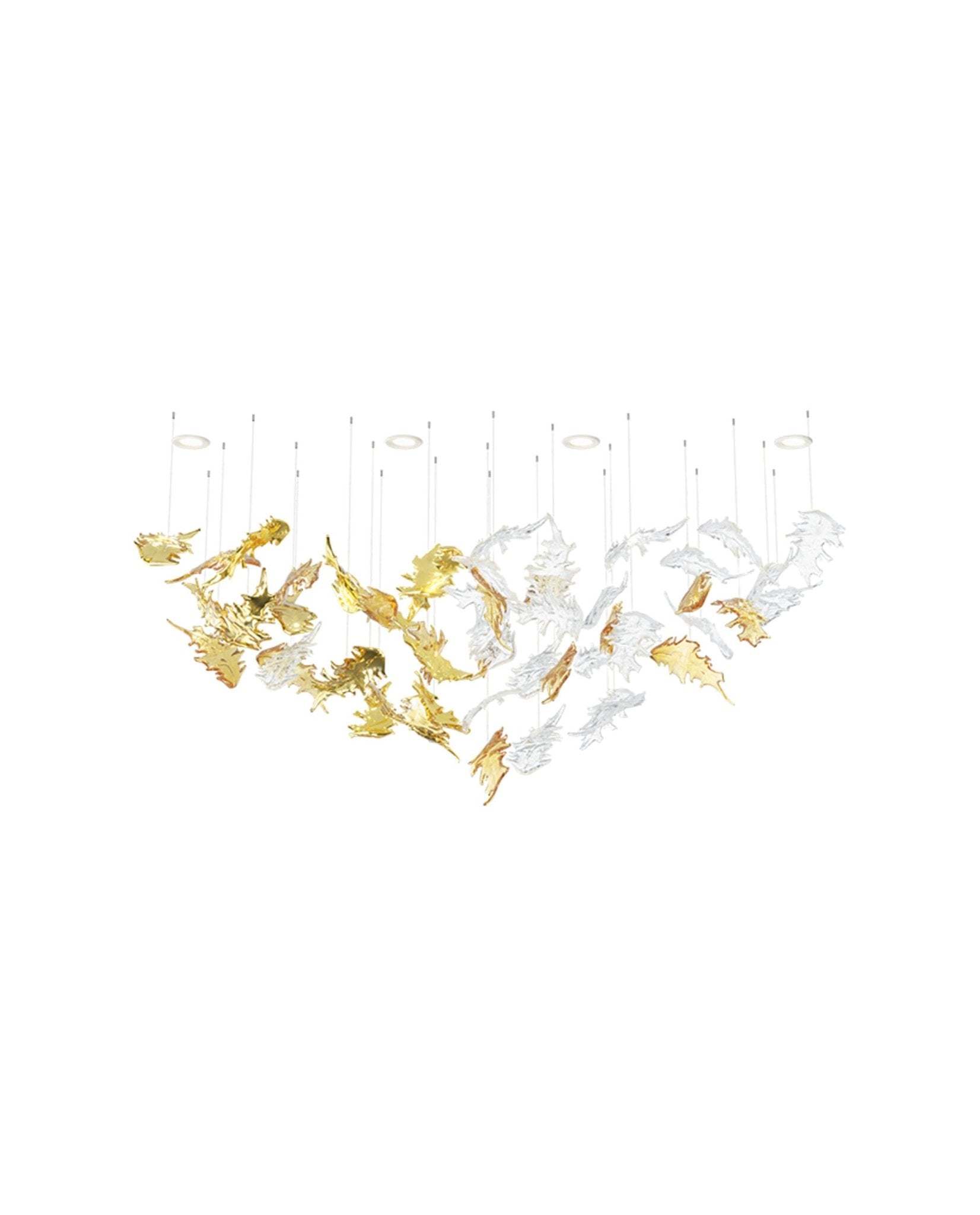 Flying Leaves Chandelier