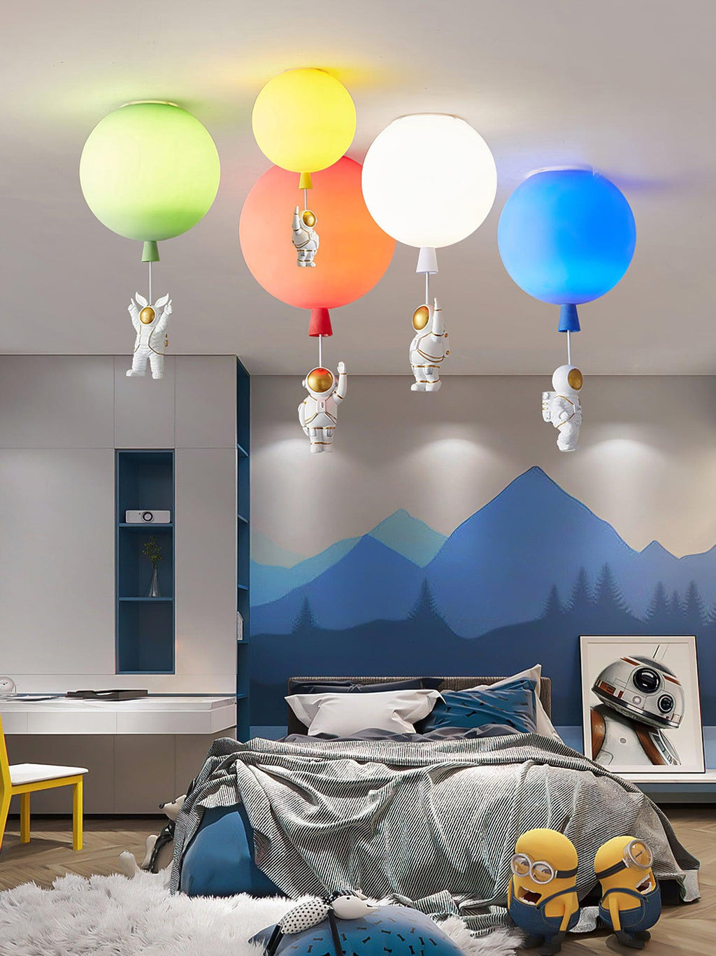Frosted Balloon Ceiling Light
