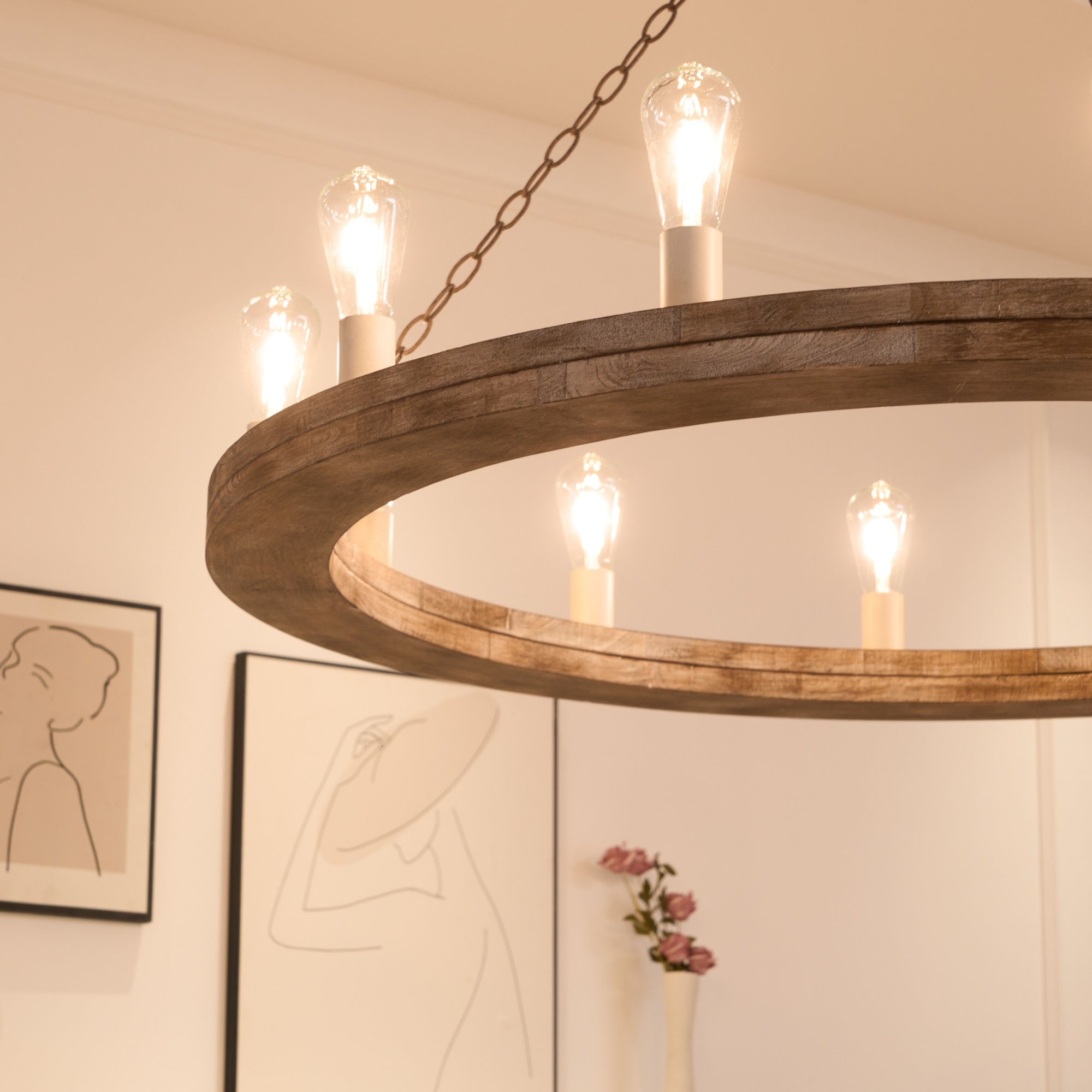 Geoffrey Wood Chandelier