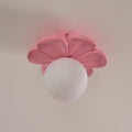 Cream Bloom Flower Ceiling Lamp