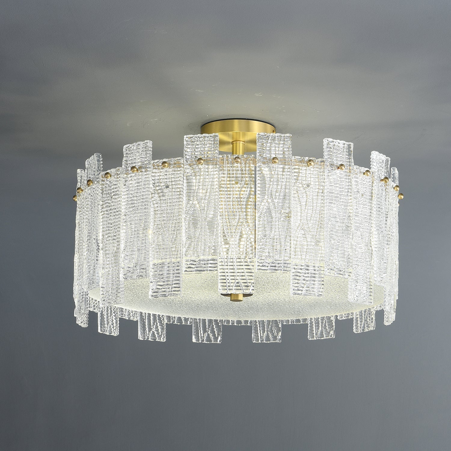 Glacier Cascade Ceiling Light
