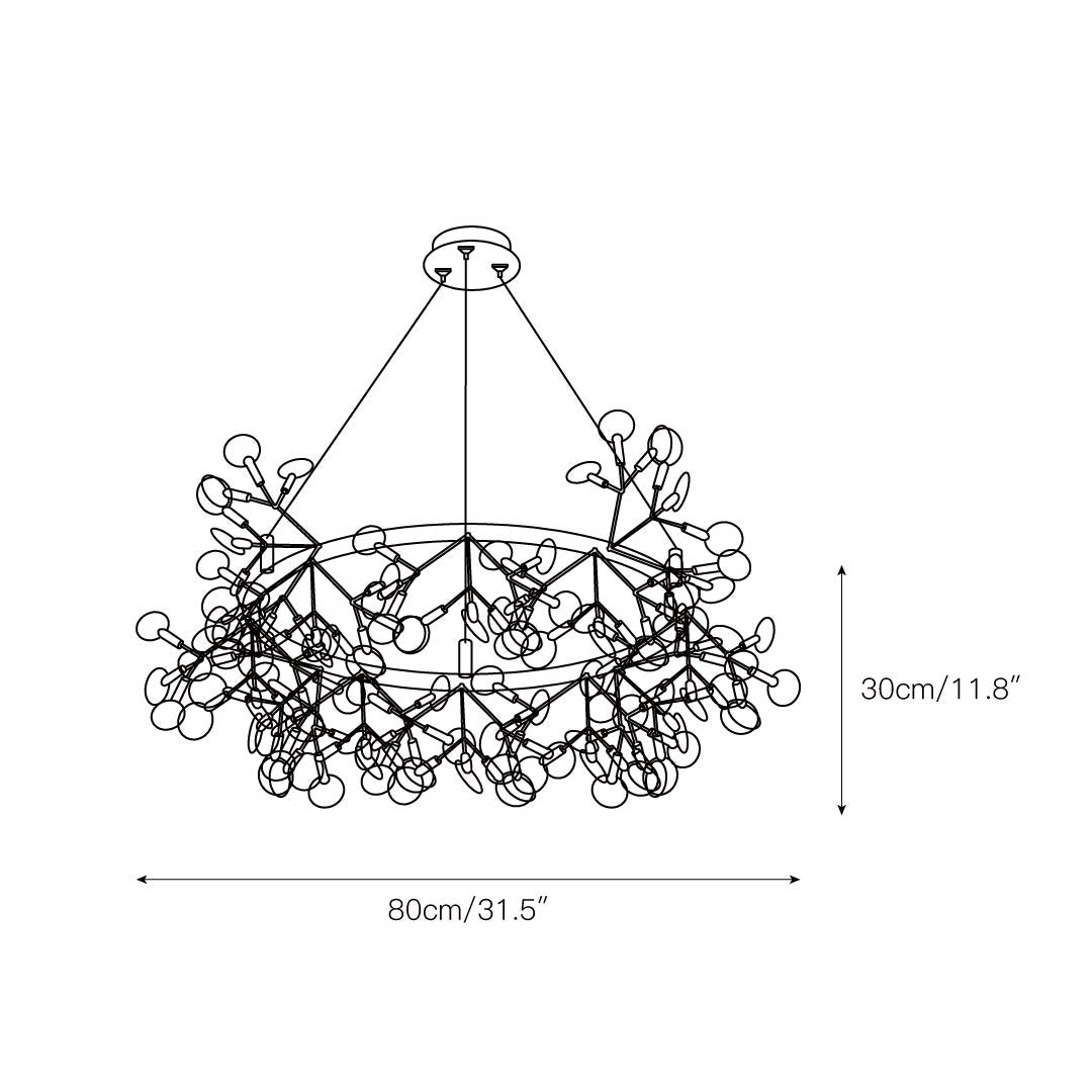 Heracleum Round Chandelier