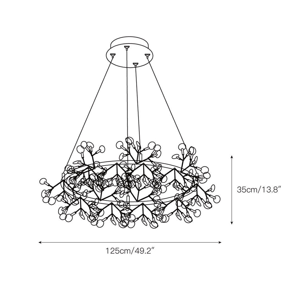 Heracleum Round Chandelier
