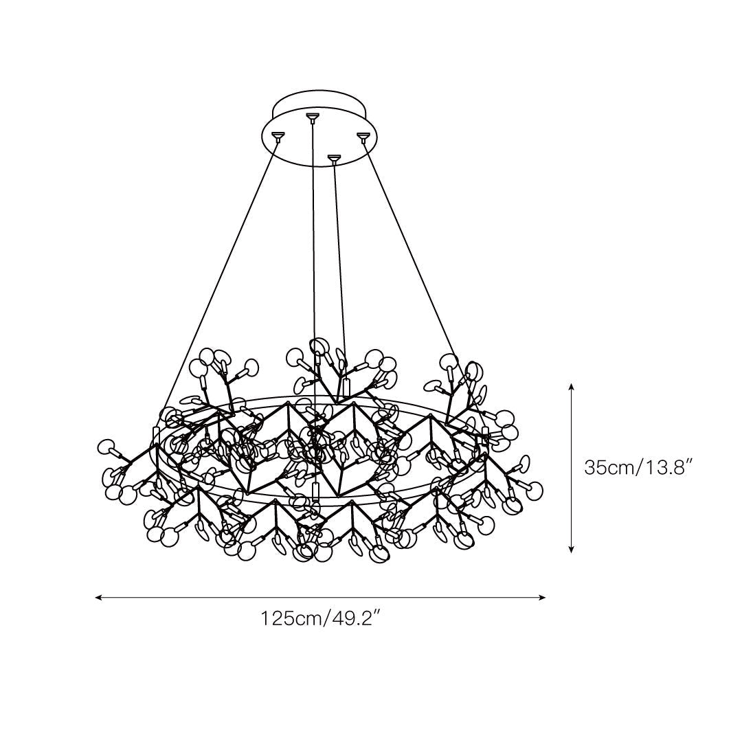 Heracleum Round Chandelier