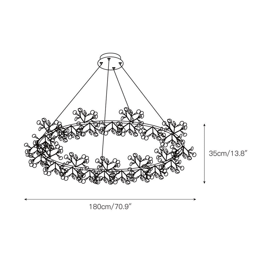 Heracleum Round Chandelier