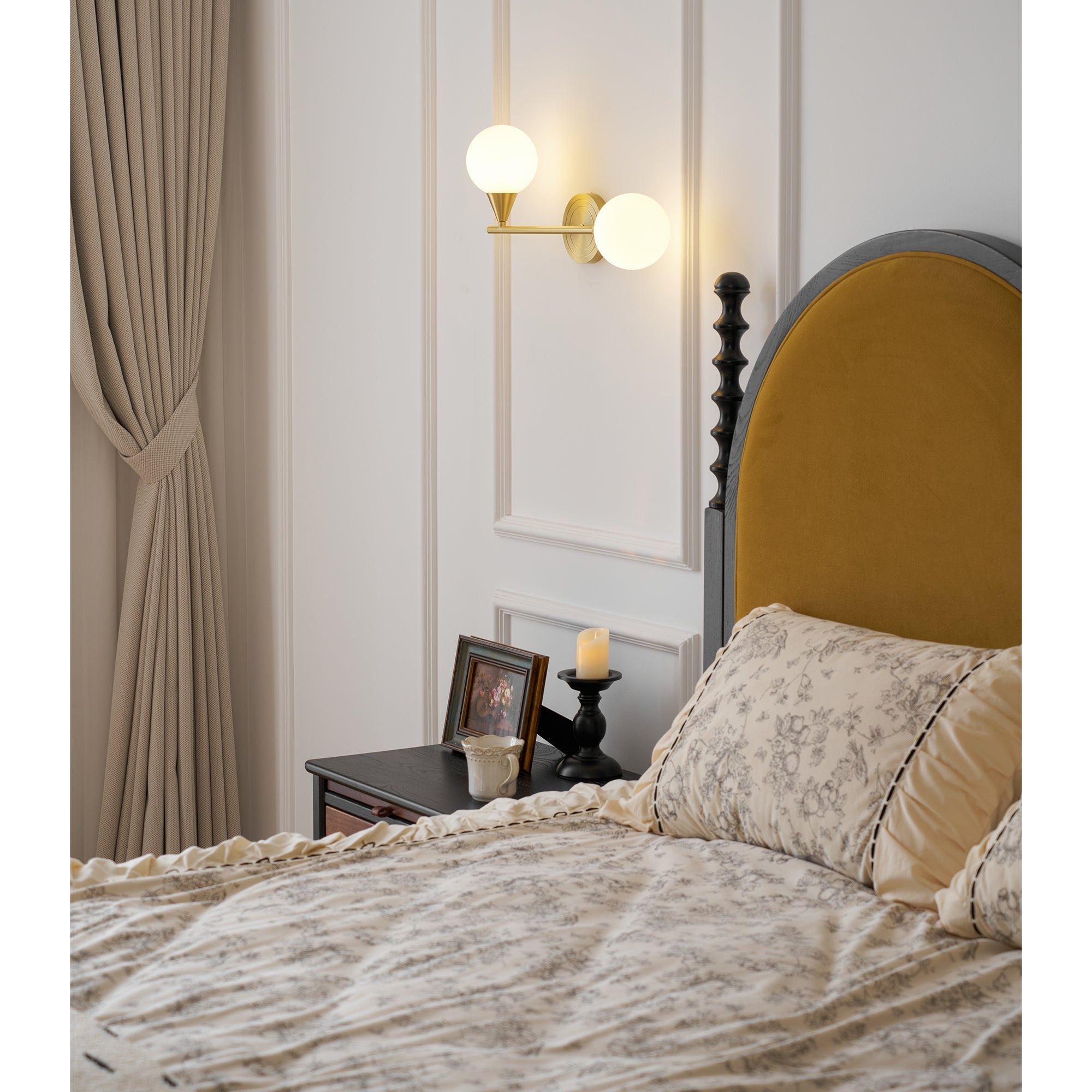 Holten Brass Armed Sconce