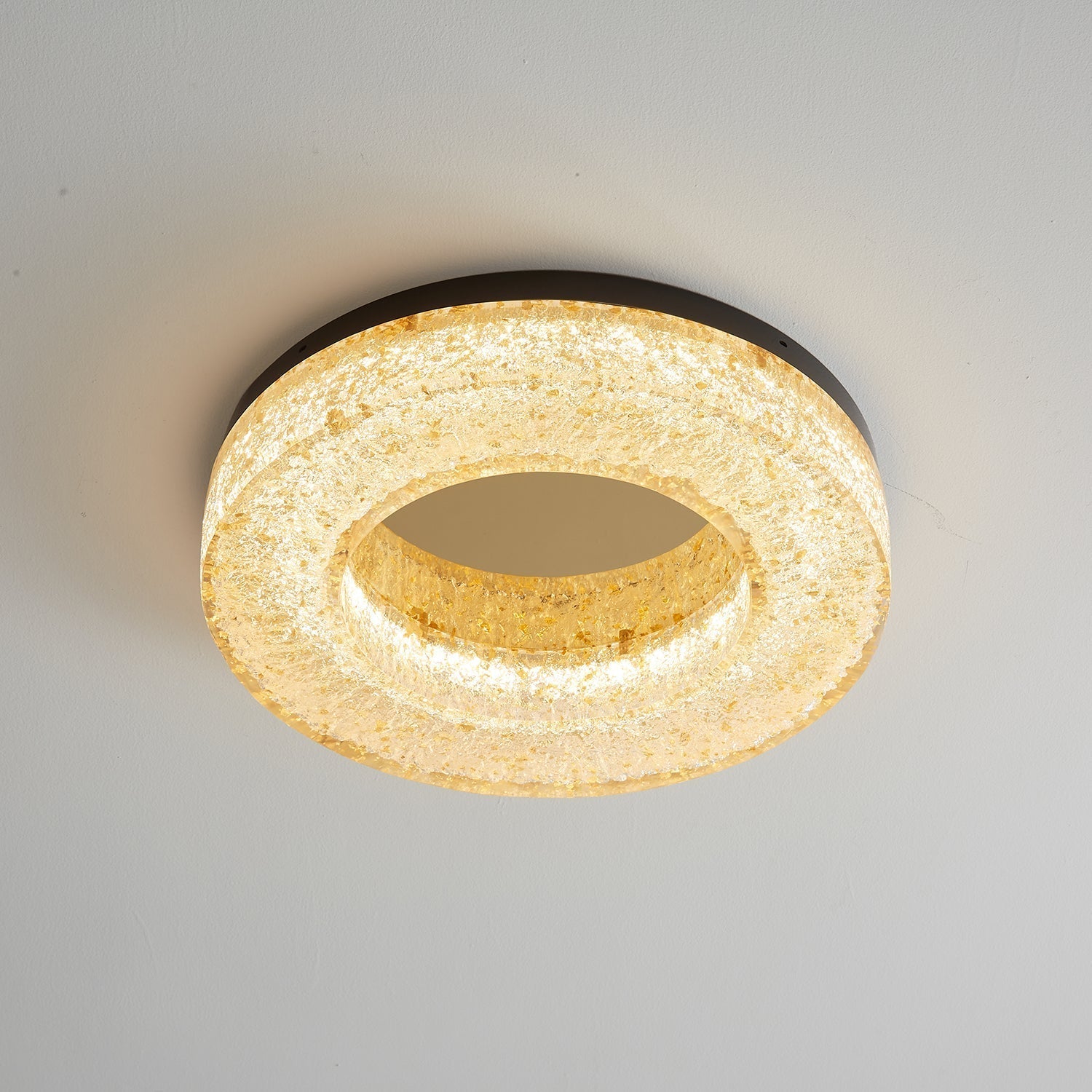 Ice Crack Circle Ceiling Lamp