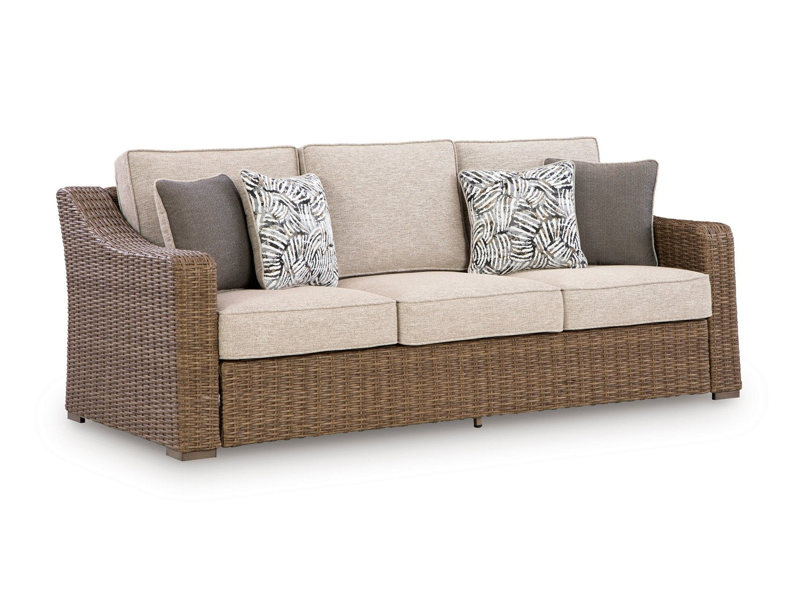 Laguna Heights Premium Wicker Outdoor Sofa Weather-Resistant Patio Seating