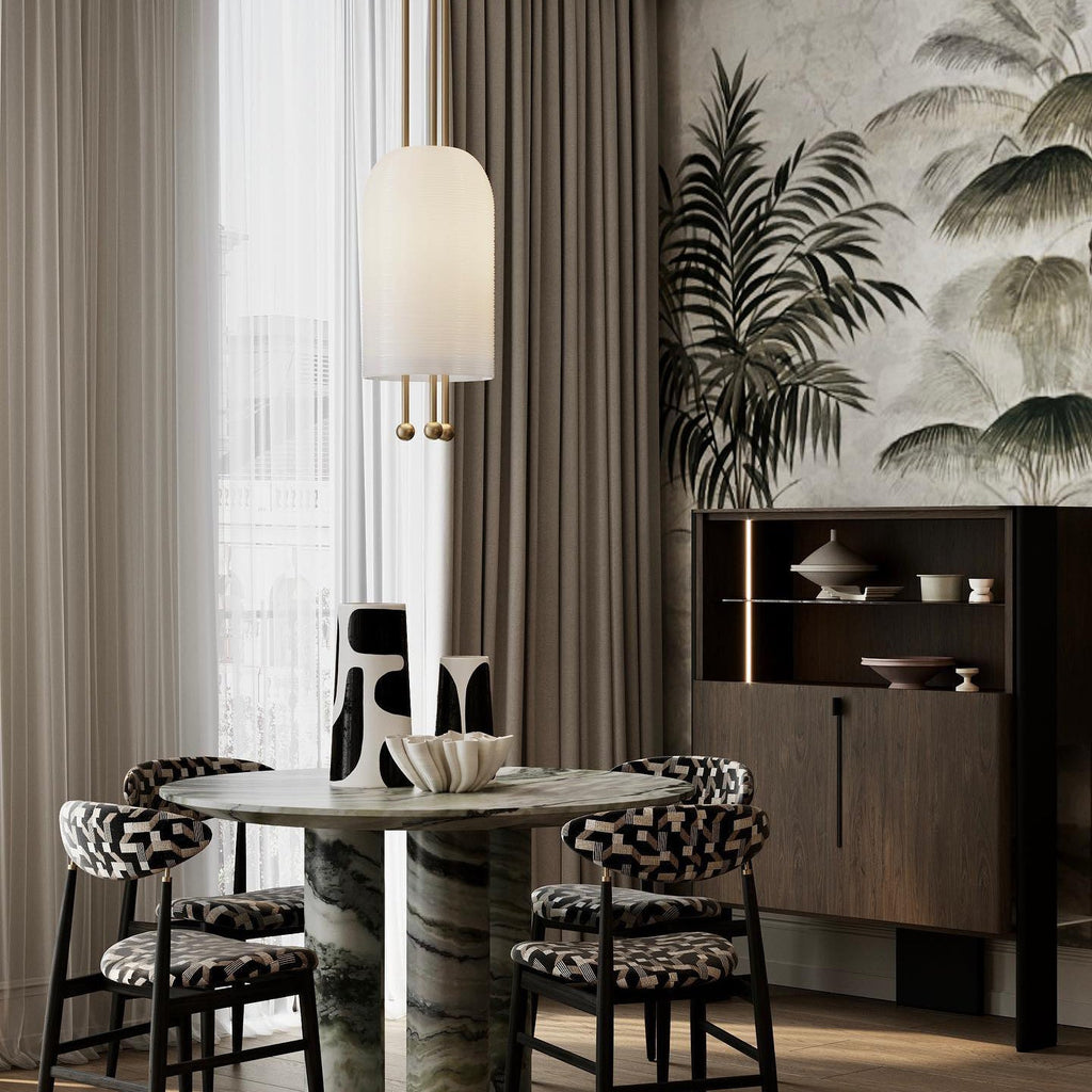 Lantern Glass Pendant Lamp