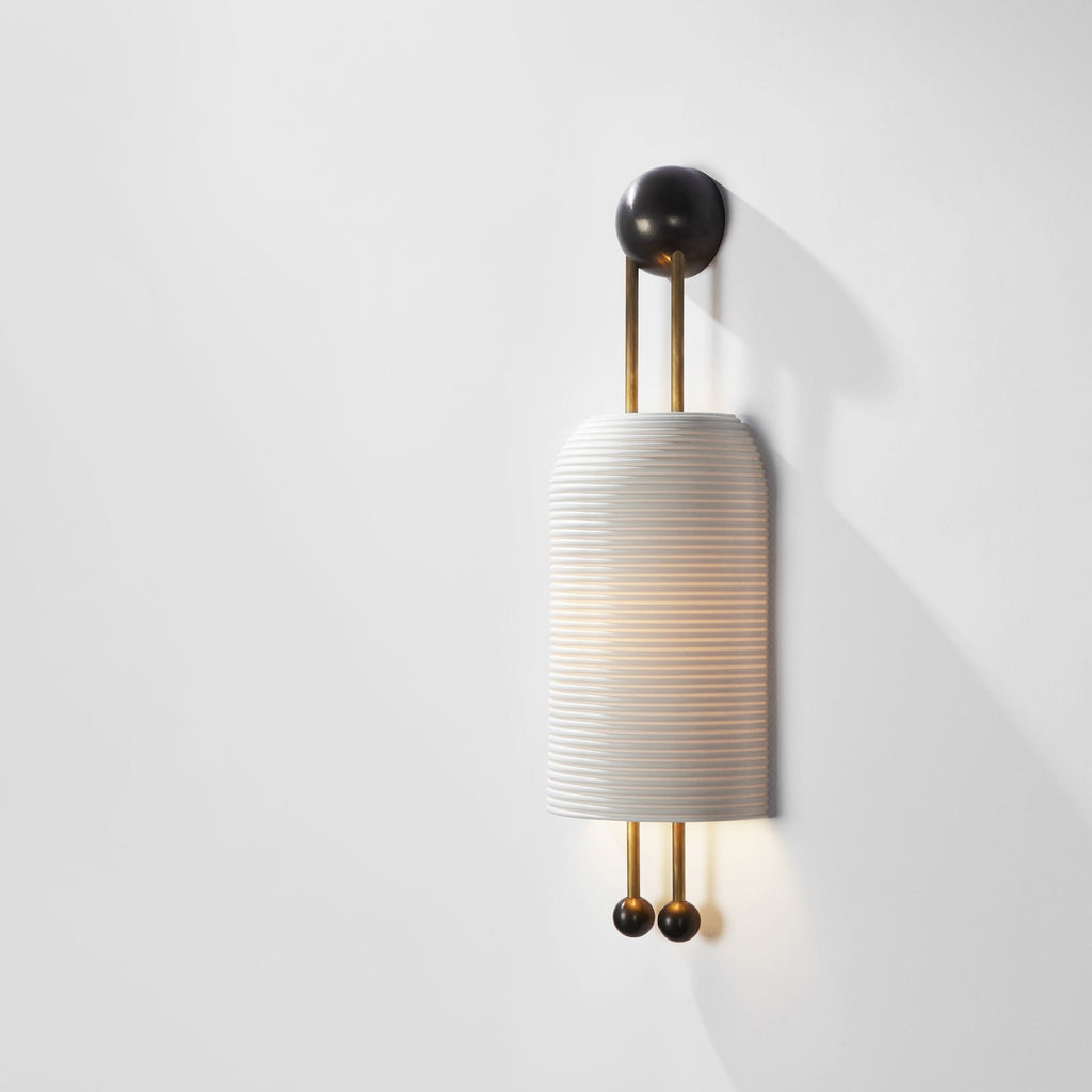 Zelaeora Modern Minimalist Glass Lantern Sconce Wall Lamp