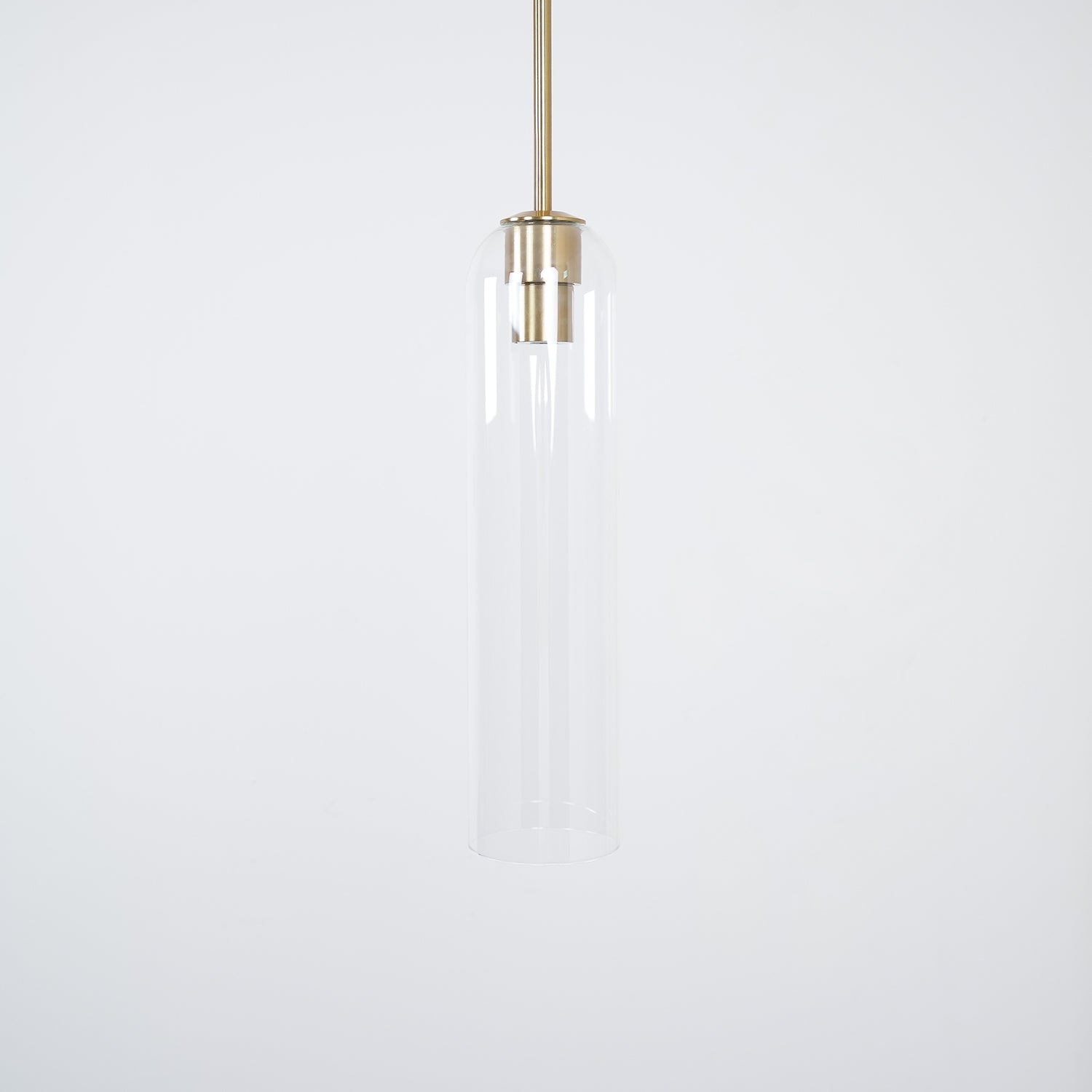 Long Tube Glass Pendant Light