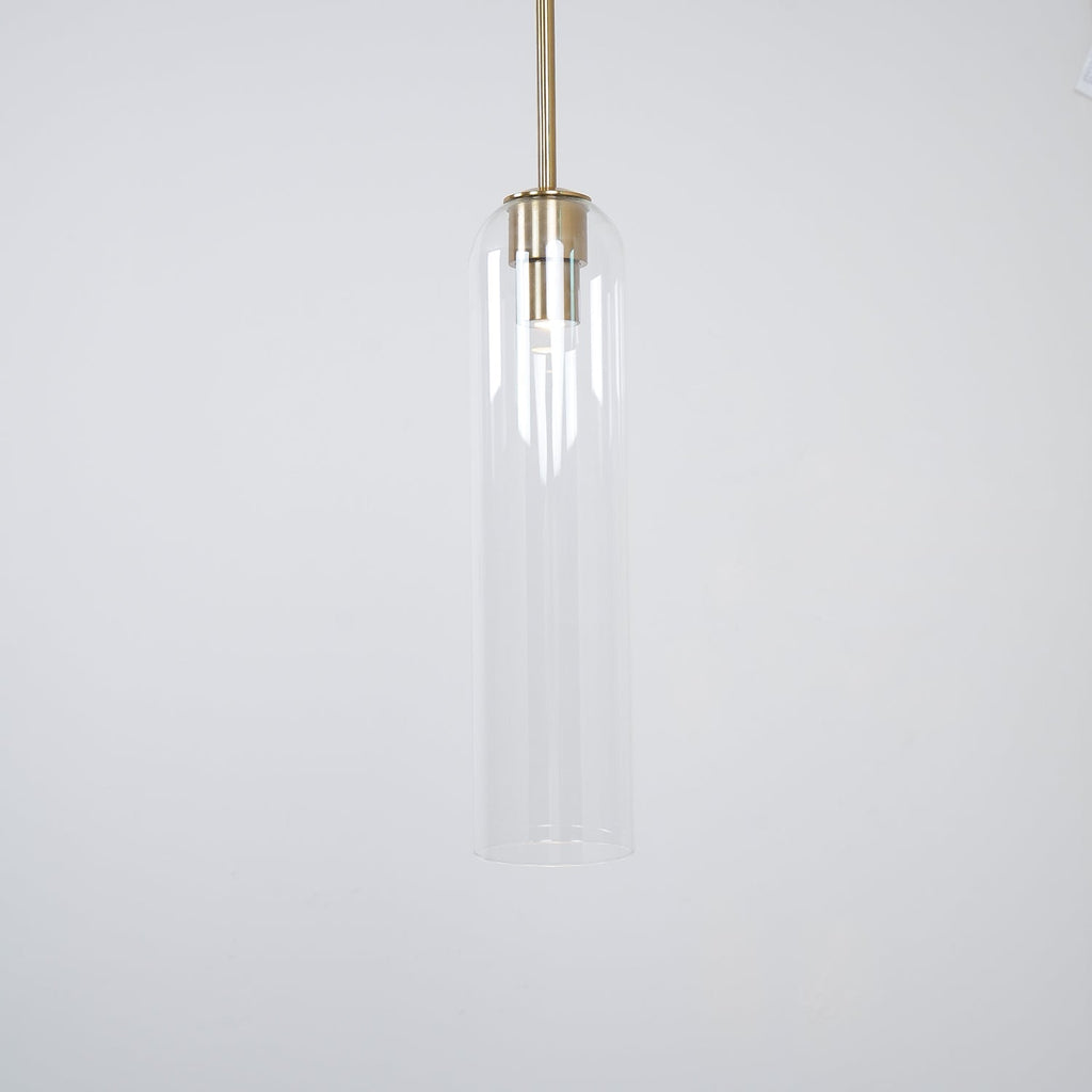 Long Tube Glass Pendant Light