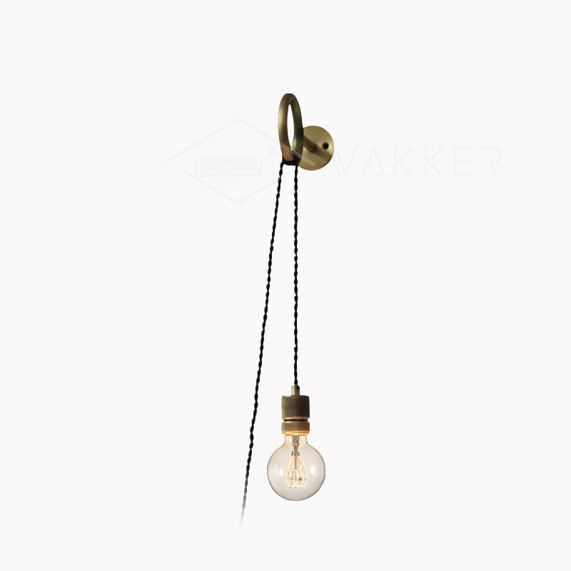 Loop Minimalist Wall Light With Wall Socket
