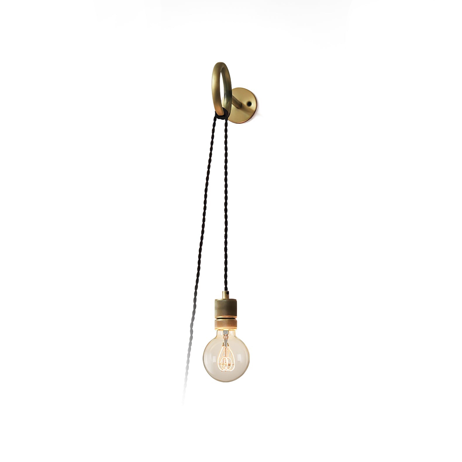 Loop Minimalist Wall Light With Wall Socket