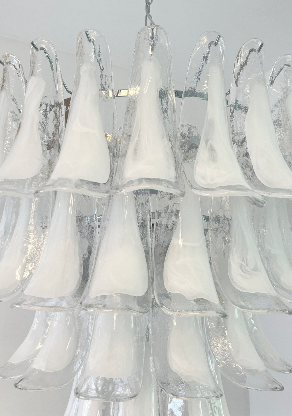 Murano Glass Petals Chandelier