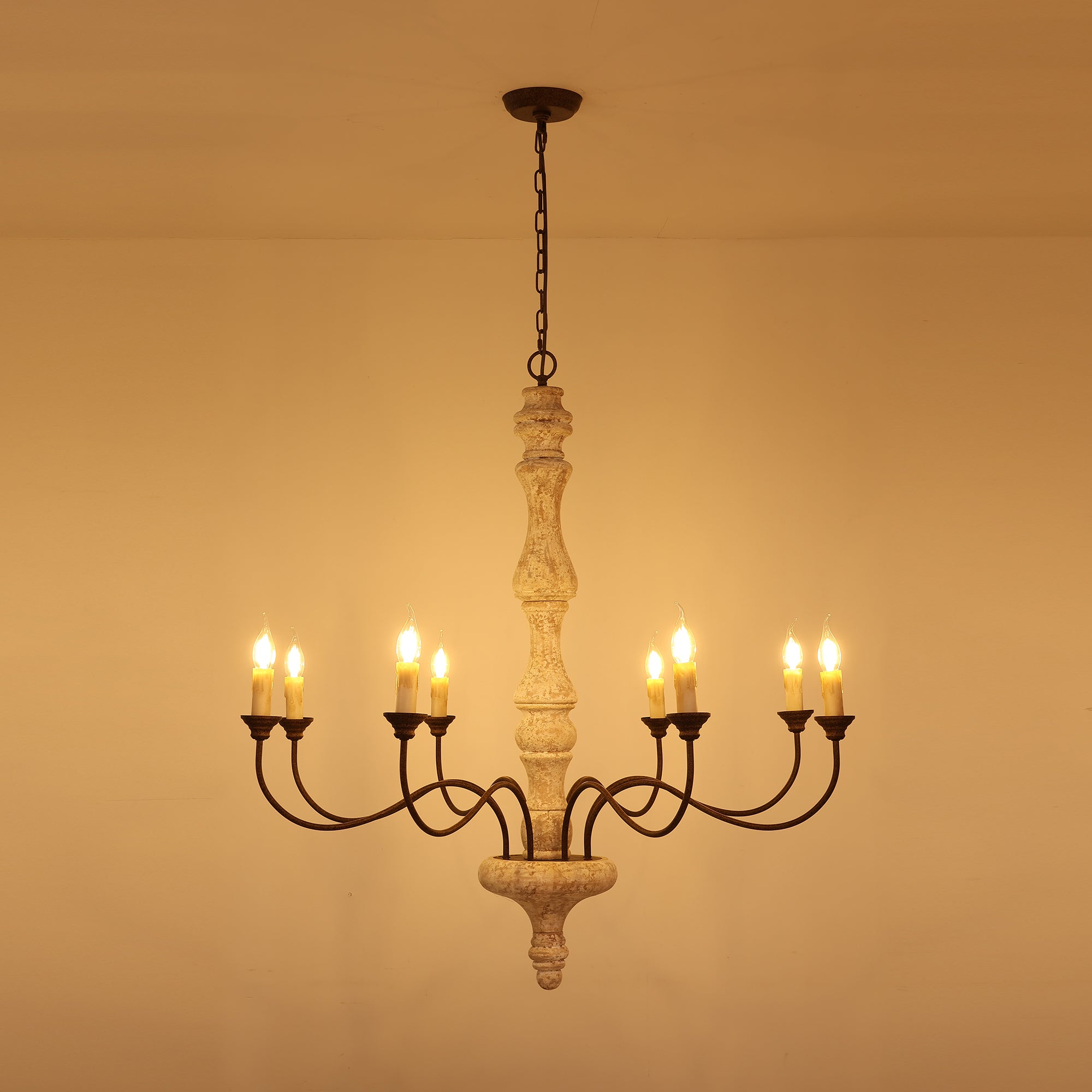 Ophelia 8-Light Candle Chandelier