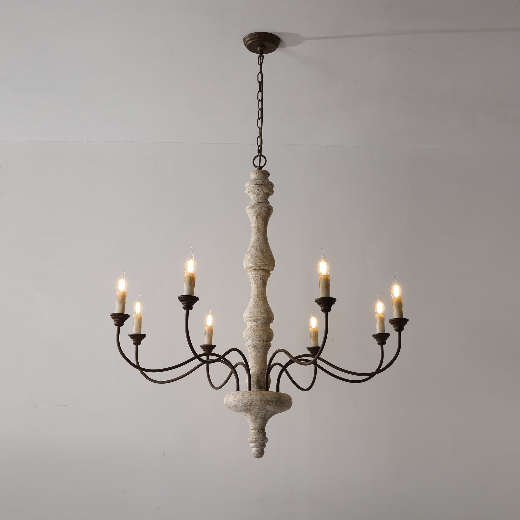 Ophelia 8-Light Candle Chandelier
