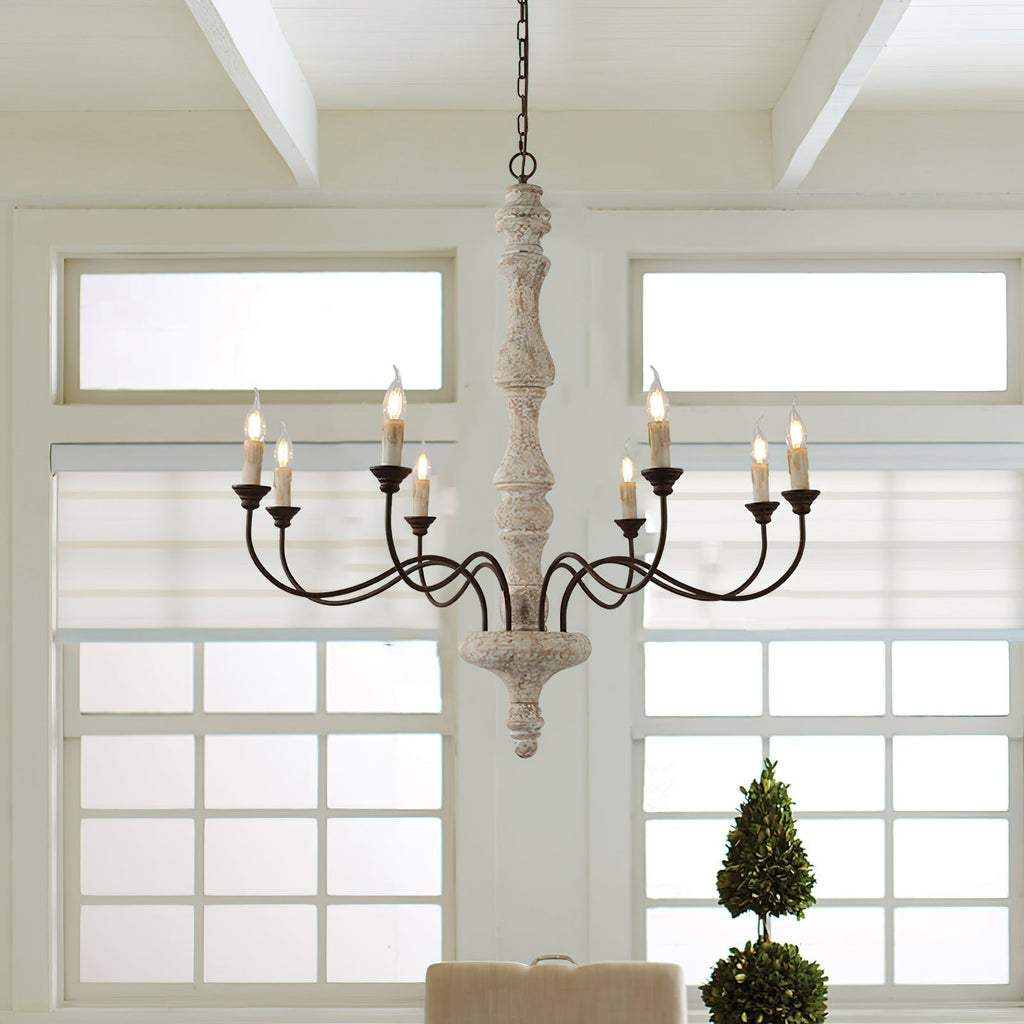 Ophelia 8-Light Candle Chandelier