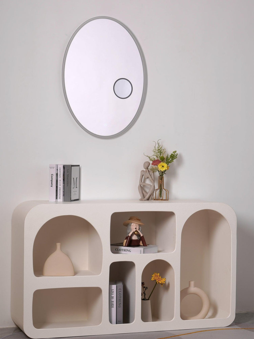 Oval Mirror Light