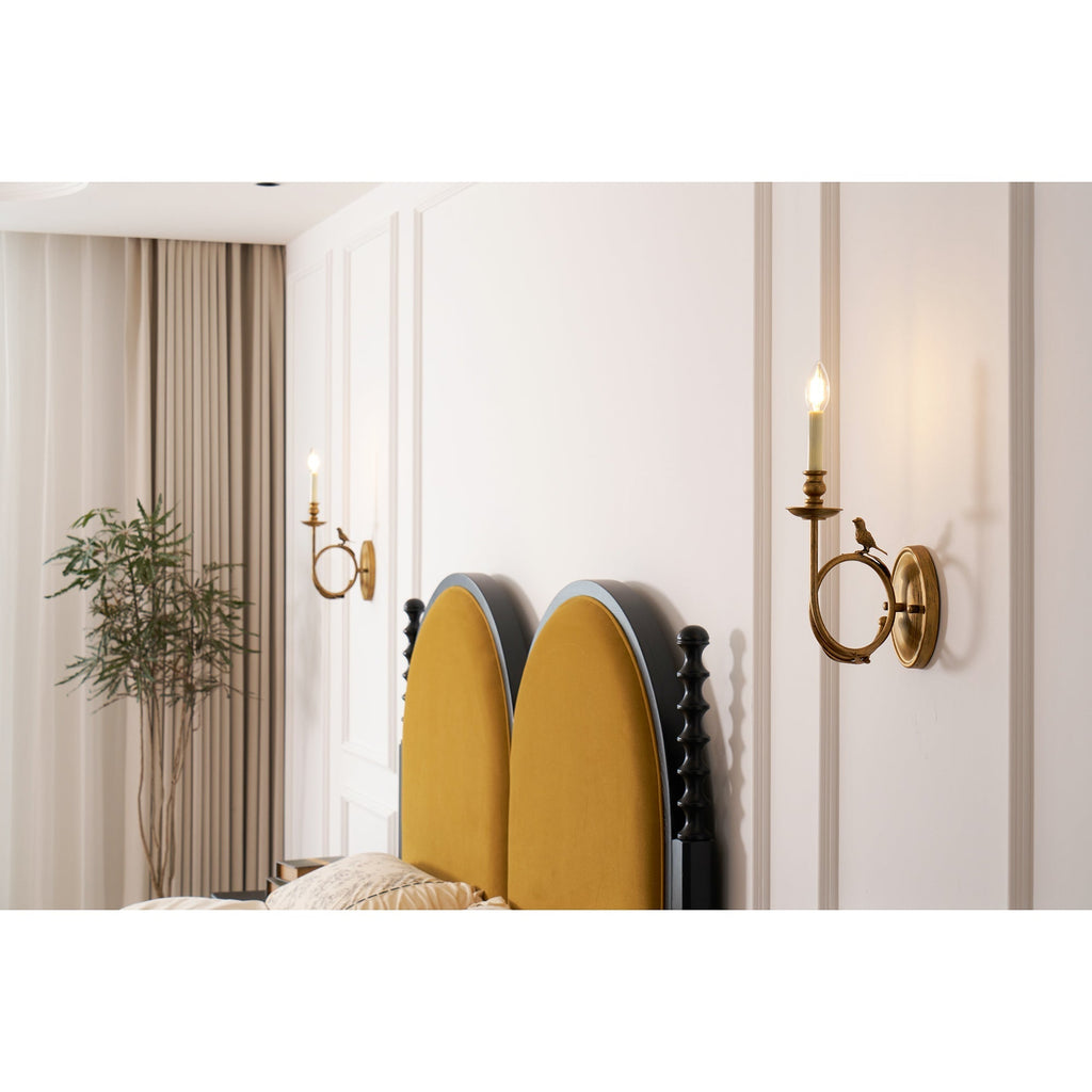 Perching Bird Sconce
