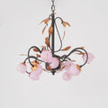 Pink Tulip Chandelier