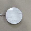Round White Marble Sconce